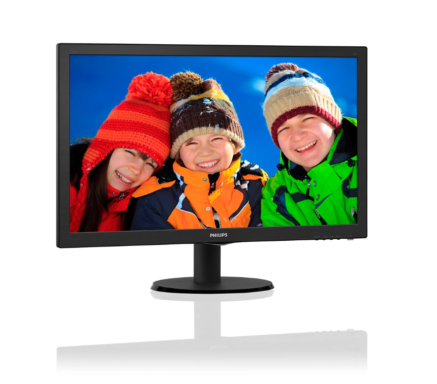 Philips 233V5Q 23" LCD Monitor 1920×1080 100–240V 50–60Hz – A Grade (Used)