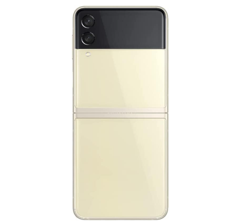 Samsung Galaxy Z Flip3 5G SS+eSim 128GB with 8GB RAM Light Yellow above 90% Battery Health – Excellent Grade minor scratch (Refurbished)