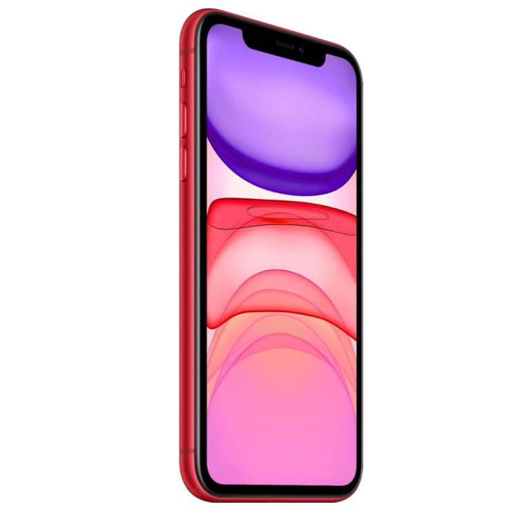iPhone 11 64GB SS+eSim Red 100% Battery Health Excellent Grade frame scratch (Refurbished) - (Message Stock)