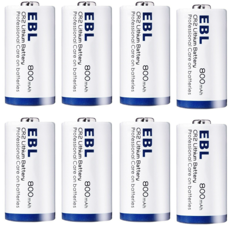 EBL CR2 Battery 8pcs