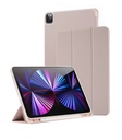 iPad 9.7'' (5th/6th, 2017/2018) & iPad Air 1/2 Case | Flip Soft Silicone Back Cover with Pen Slot Pin Connectork – Pink