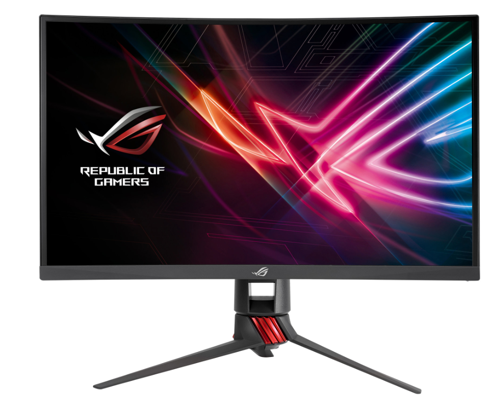 ASUS ROG XG27VQ 27" Curved LCD Monitor 1920×1080 144Hz 1ms 100–240V 50–60Hz – A Grade (Used)