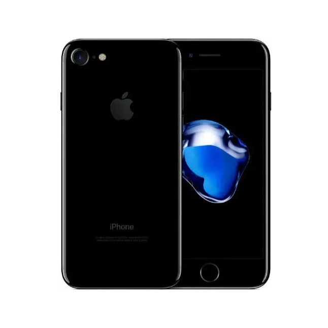 iPhone 7 32GB Jet Black A Grade above 90% Battery Health( Refurbished ) - Touch ID not work