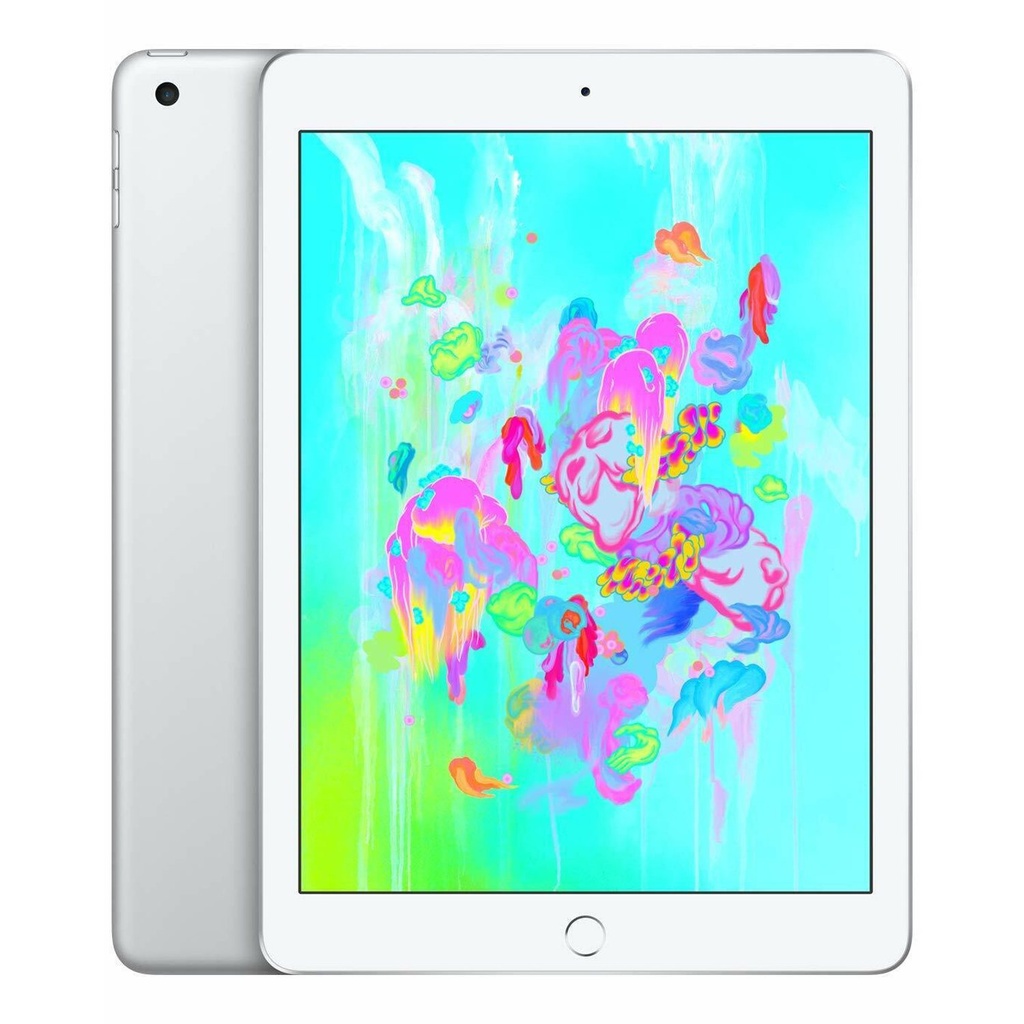 iPad 6th Gen 9.7" Cellular + Wi-Fi 32GB Silver A1954 A Grade 100% Battery Health( Refurbished )