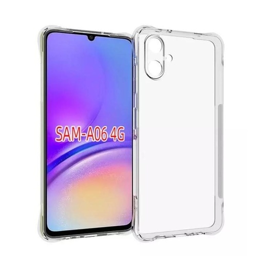 [M0840090168] Samsung A06 Transparent Clear Soft TPU Case Cover