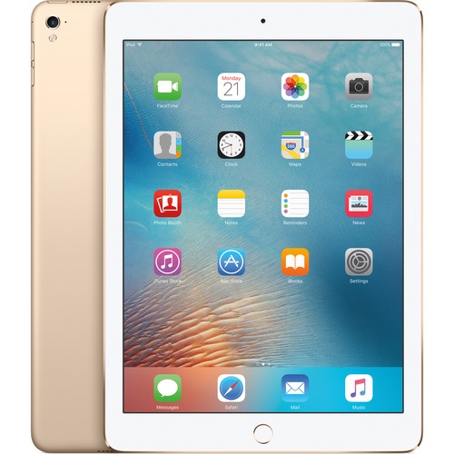 [T0010010610] iPad Pro 1 (2016) 9.7" Cellular + Wi-Fi 128GB Gold A1674 A Grade 100% Battery Health(Refurbished)