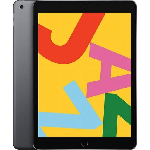 [T0010010678] iPad 7th Gen 10.2" Cellular + Wi-Fi 32GB Space Gray A2198 A Grade 100% Battery Health(Refurbished)