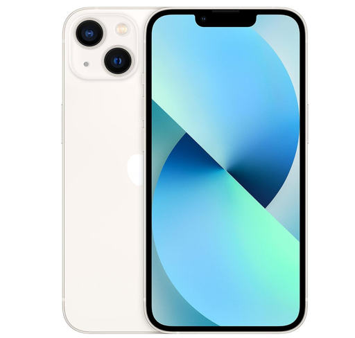 [M0010011119] iPhone 13 128GB SS+eSim Starlight A Grade 100% Battery Health( Refurbished )