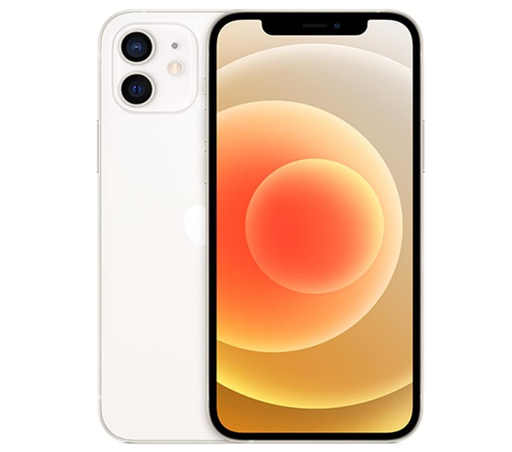 [M0010011180] iPhone 12 128GB SS White A Grade 100% Battery Health ( Refurbished ) - Face ID not work