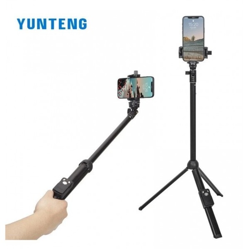 [E0190320021] Yunteng YT888 Bluetooth Selfie stick tripod with Remote....