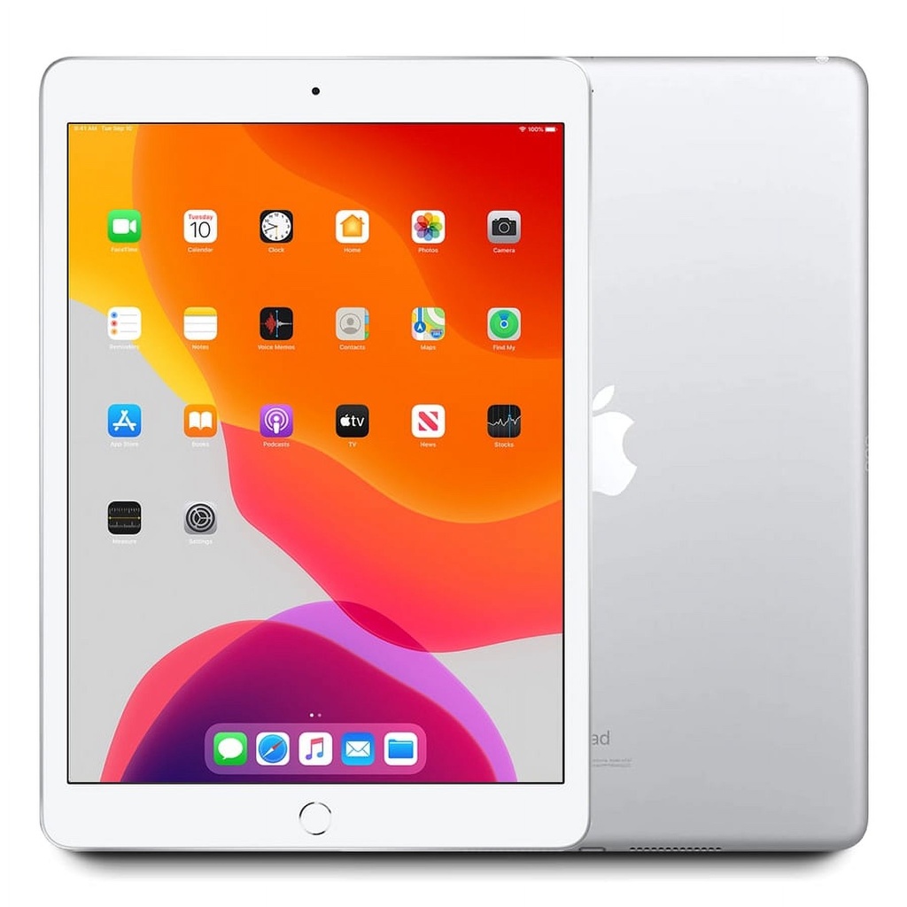 iPad 7th Gen 10.2" Cellular + Wi-Fi 32GB Silver A2200 A Grade above 80% Battery Health( Refurbished )