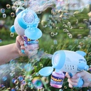 STARTY SKY 2088-16 Rocket Cartoon Fully Automatic Porous Bubble Gun - BLUE