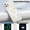 iPhone MagSafe Magnetic Phone Case Soft Silicone Back Cover Black