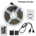 5V USB RGB Bluethooth + Remote Control Strip Light 1Meter Waterproof with Mood light for TV