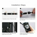 5V USB RGB Bluethooth + Remote Control Strip Light 1Meter Waterproof with Mood light for TV