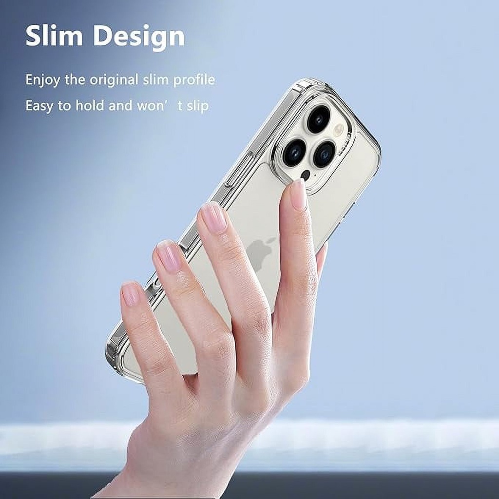 iPhone 16 Soft TPU Shockproof Clear Phone Case Cover