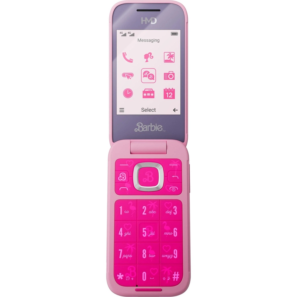 HMD Barbie Phone 4G Dual Nano Sim Pink - Brand new