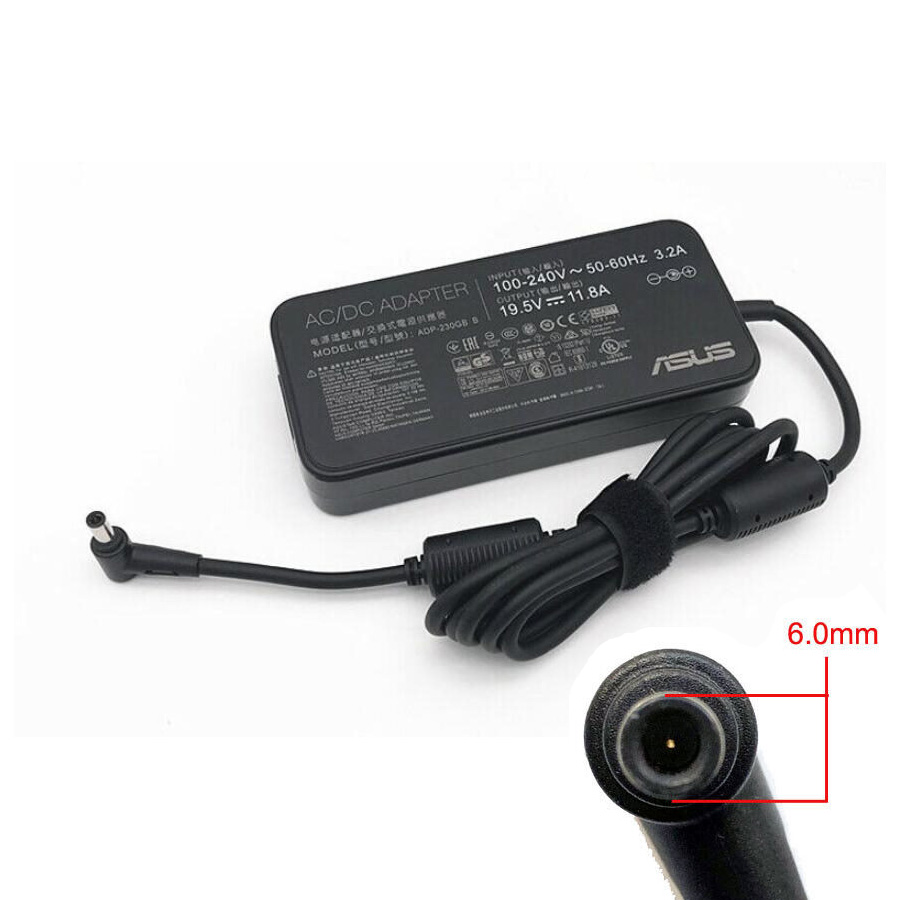 Asus Original 19.5V 11.8Amp 230W Adapter Charger for Asus ROG GX501VI-XS74 ADP-230GB B