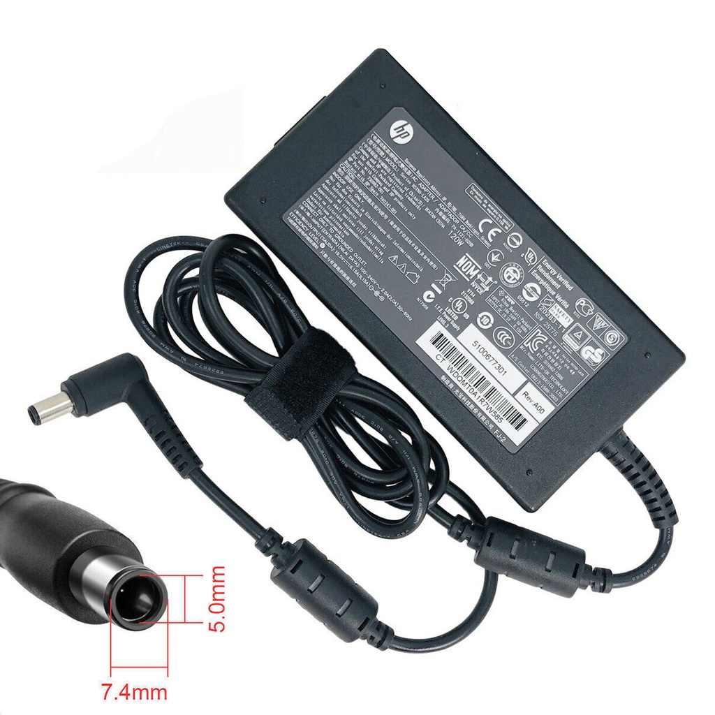 HP Genuine HP AC Adapter Charger PPP017H HP-OW121F13 18.5V 6.5Amp 120W