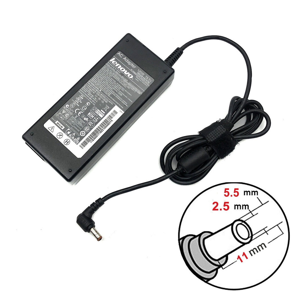 Lenovo/IBM Original Lenovo Power Adapter 120W 19.5V 6.15Amp 5.5MM*2.5MM