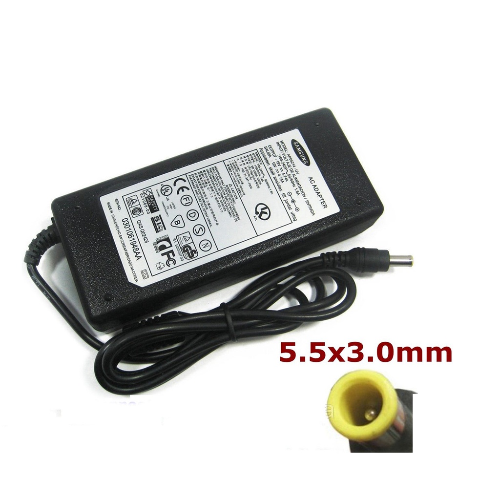 Samsung Original Adapter for Samsung R40 R50 R60 R70 R410 R510 R610 R700 19V 4.74Amp 90W