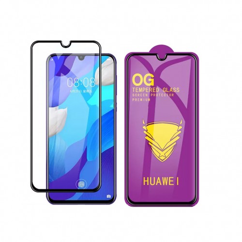 Huawei P30 CCBBK/ (OG) Golden Armor High Quality full cover Tempered Glass Screen Protector