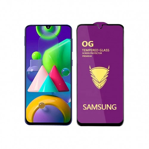 Samsung A90 CCBBK/ (OG) Golden Armor High Quality full cover Tempered Glass Screen Protector