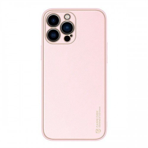 Samsung S21 Ultra 5G PU Leather Phone Cover Case Yolo Series (DUX DUCIS) Pink