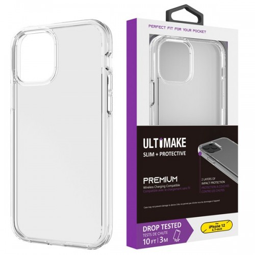 iPhone 11 Pro 5.8" Transparent ShockProof Phone Case (Ultimake) Transparent