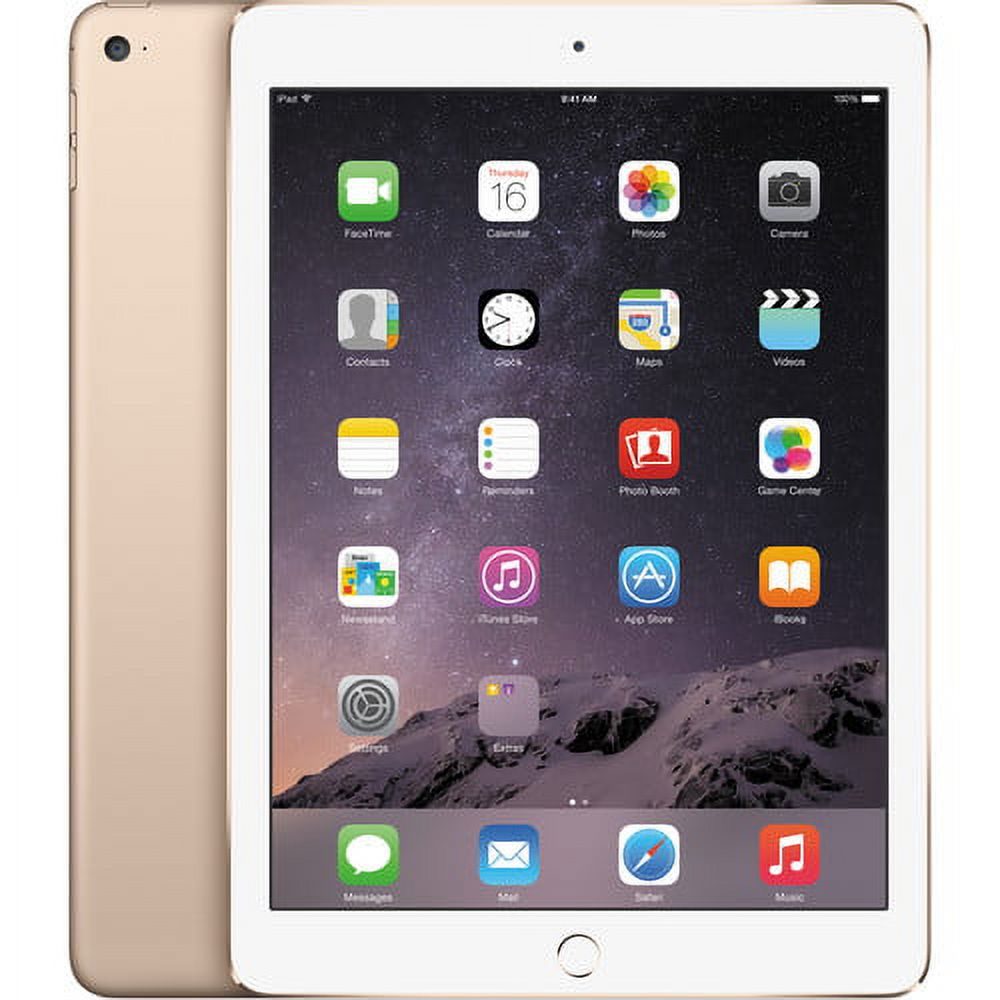 iPad Air 2 9.7'' Wi-Fi Only 16 GB Gold A1566 A Grade above 80% Battery Health( Refurbished )