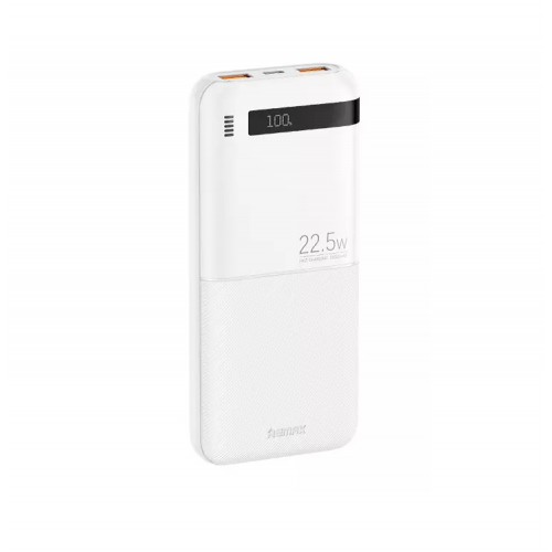 REMAX RPP-72 Piloteer Series 20000mAh PD+QC Fast Charging Power Bank(PD 20W+QC 22.5W) - White[J]