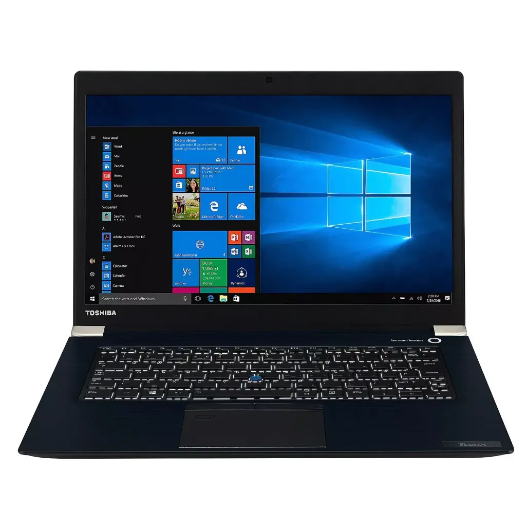 Toshiba Tecra  X40w-E 14" Touch Laptop - Intel Core i5-8250U 1.6Ghz 16GB 500GB NVME Integrated graphics WEBCAM  WIN 11 Pro - A Grade( Refurbished ) - NEW BATTERY