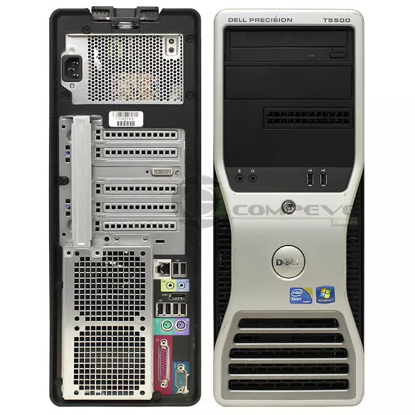 Dell Precision T5500 Workstation - Xeon E5620 @ 2.40GHz /4GB RAM/500GB HDD/Win 10 - A Grade (Refurbished)