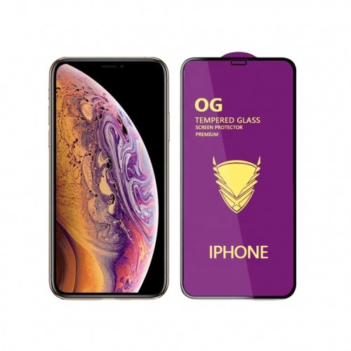 [M0730100057] iPhone XS Max / 11 Pro Max Black CCBBK/ (OG) Golden Armor High Quality full cover Tempered Glass Screen Protector