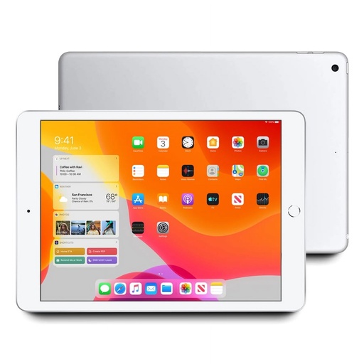 [T0010010562] iPad 7th Gen 10.2" Cellular + Wi-Fi 32GB Silver A2200 A Grade above 80% Battery Health( Refurbished )