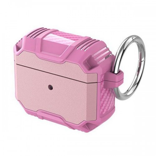 [E0600090010] AirPods 2nd Gen Adventure ShockProof Defender Anti-fall Protective TPU+PC Case Pink