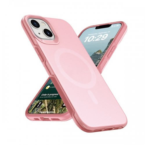 [M0770090131] iPhone 14 Plus- MagSafe Phone Cover Case (YUVAL) Pink