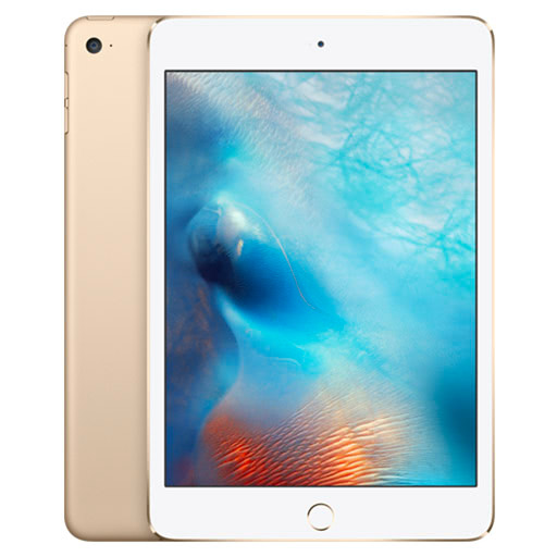 [T0010010687] iPad Mini 4 (2015) 7.9" Cellular + Wi-Fi 128GB Gold A1550 A Grade above 90% Battery Health( Refurbished )