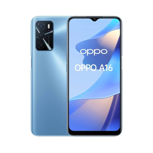 [M0030010005] OPPO A16S COH2271 DS 4GB/64GB Pearl Blue - A Grade ( Refurbished )