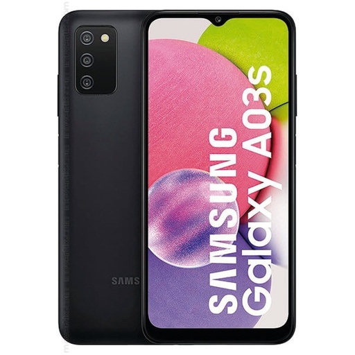 [M0020010645] Samsung Galaxy A03S DS 64GB with 4GB RAM Black A Grade (Refurbished)