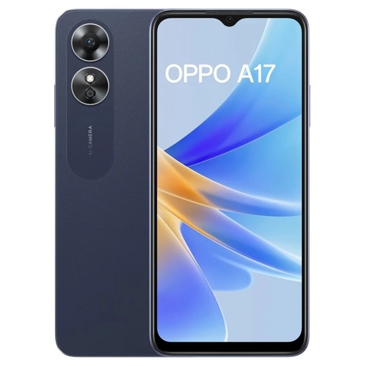 [M0030010007] OPPO A17 CPH2477 DS 64GB with 4GB RAM Midnight Black - A Grade ( Refurbished )