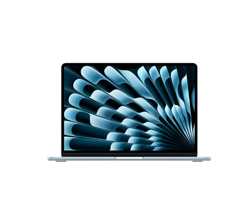 [L0010010057] Apple MacBook Air 13.6" A3240 (2024) Apple M4 Chip / 16GB RAM / 512GB SSD / Blue  No Adapter  A Grade (Refurbished)
