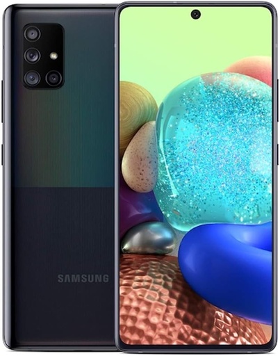 [M0020010745] Samsung Galaxy A71 Dual SIM 128GB with 6GB RAM Black – A Grade (Refurbished)