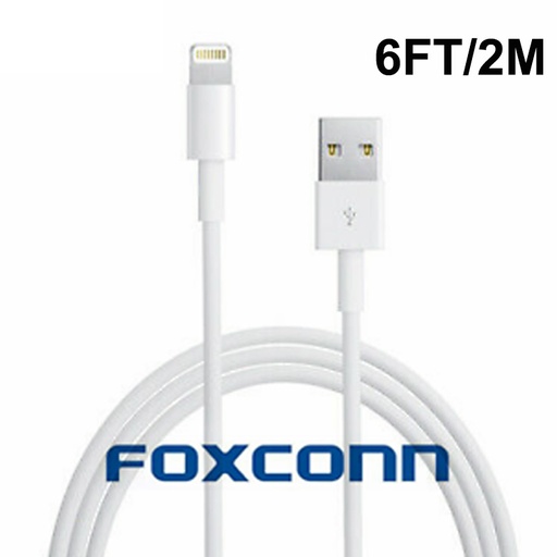 [M0010050005] Original Foxconn 2Meter USB to lightning charging cable For Apple iPhone 5 6 6S(Plus) 7 8 iPad without retail package