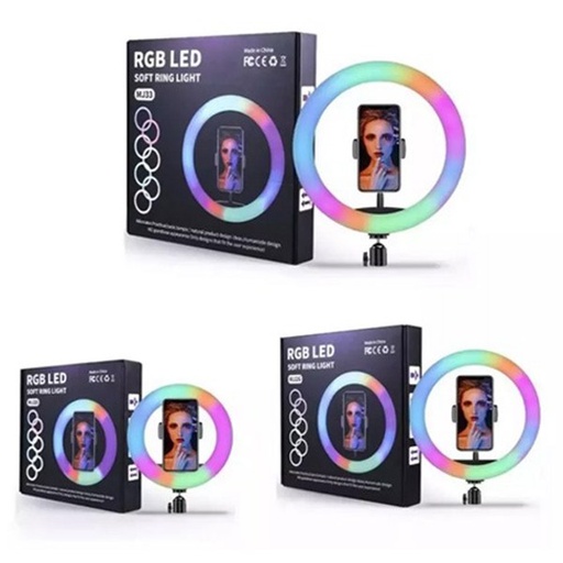 [E0760070008] Ring Light RGB LED Soft MJ20 Ring Fill Light 20cm