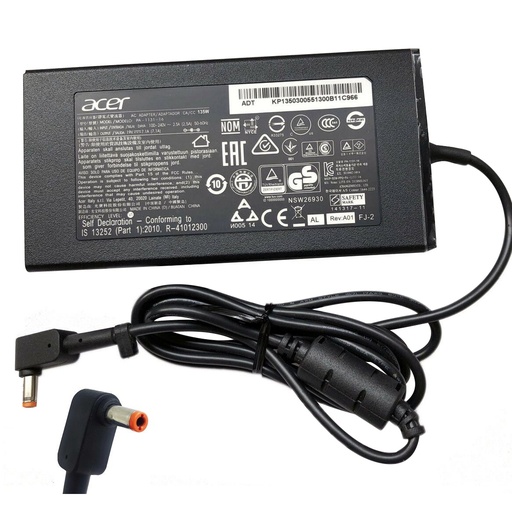 [L0080060007] ACER 19V 7.1Amp 135w 5.5x2.5mm Adapter for ACER Nitro Black Gaming Notebook