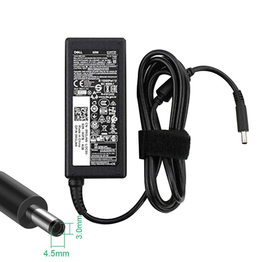 [L0060060006] DELL Genuine 19.5V 3.34Amp 65W Adapter Charger for DELL inspiron 13-5000 14 17-5000 11