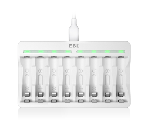 [Z0130060010] EBL 8 Bay AA AAA Battery Charger